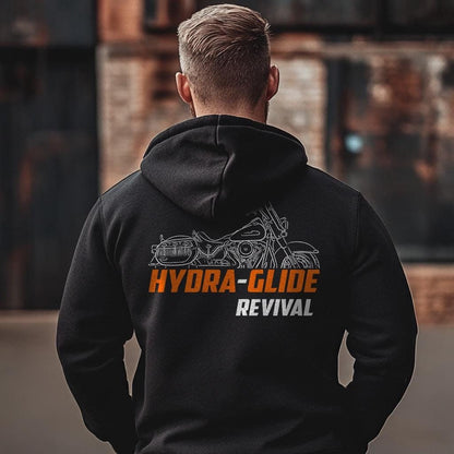 Harley-Davidson Hydra-Glide Revival 2024 Inspired Hoodie - Biker Motorcycle Sweatshirt