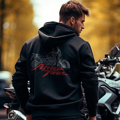 Honda CRF Africa Twin Hoodie - Motorcycle Sweatshirt for ADV Riders