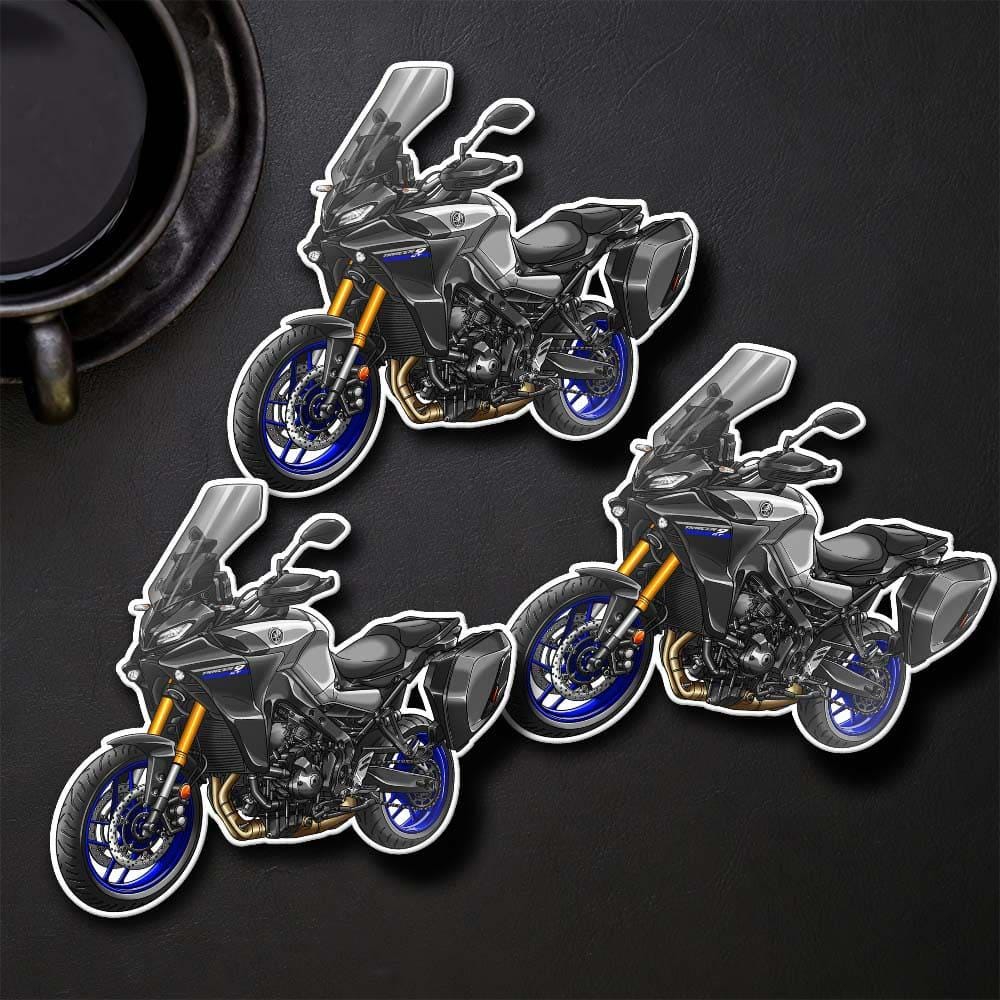 Yamaha Tracer 9 Inspired Stickers - Set of 3 Motorcycle Decals