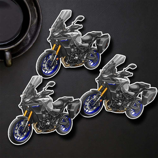 Yamaha Tracer 9 Inspired Stickers - Set of 3 Motorcycle Decals