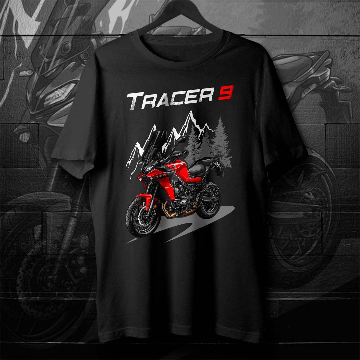 Yamaha Tracer 9 Inspired T-Shirt - ADV Motorcycle Tee Shirt
