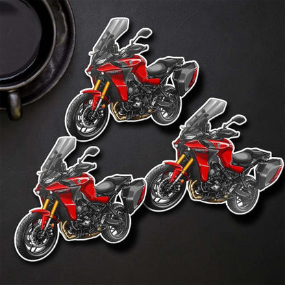 Yamaha Tracer 9 Inspired Stickers - Set of 3 Motorcycle Decals