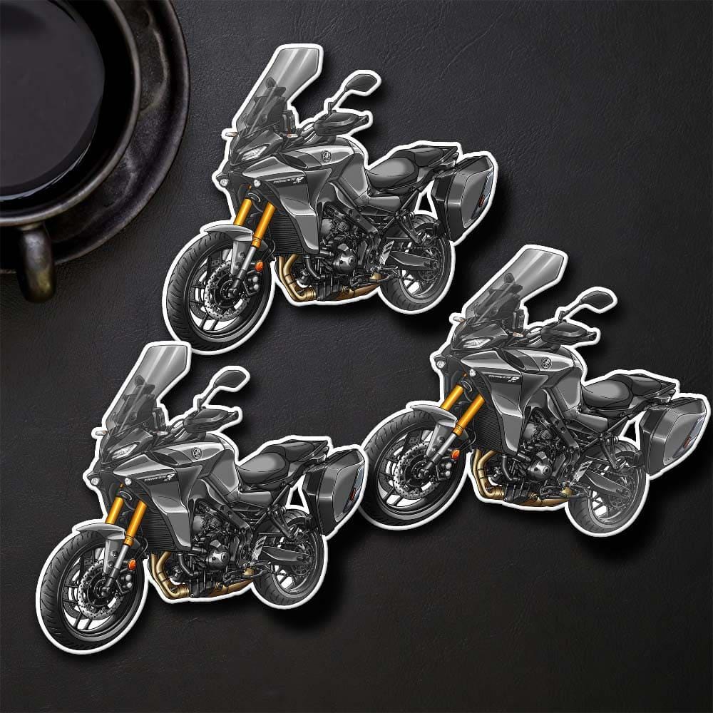 Yamaha Tracer 9 Inspired Stickers - Set of 3 Motorcycle Decals