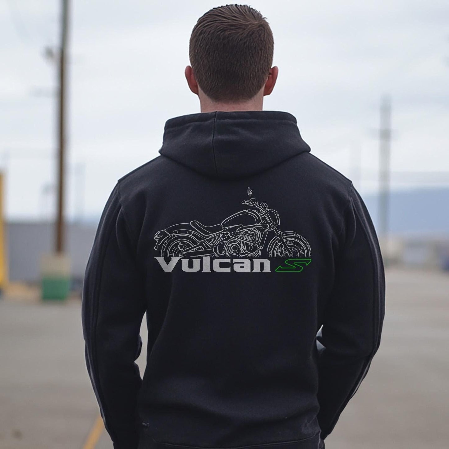 Kawasaki Vulcan S Inspired Hoodie - Motorcycle Sweatshirt for Riders