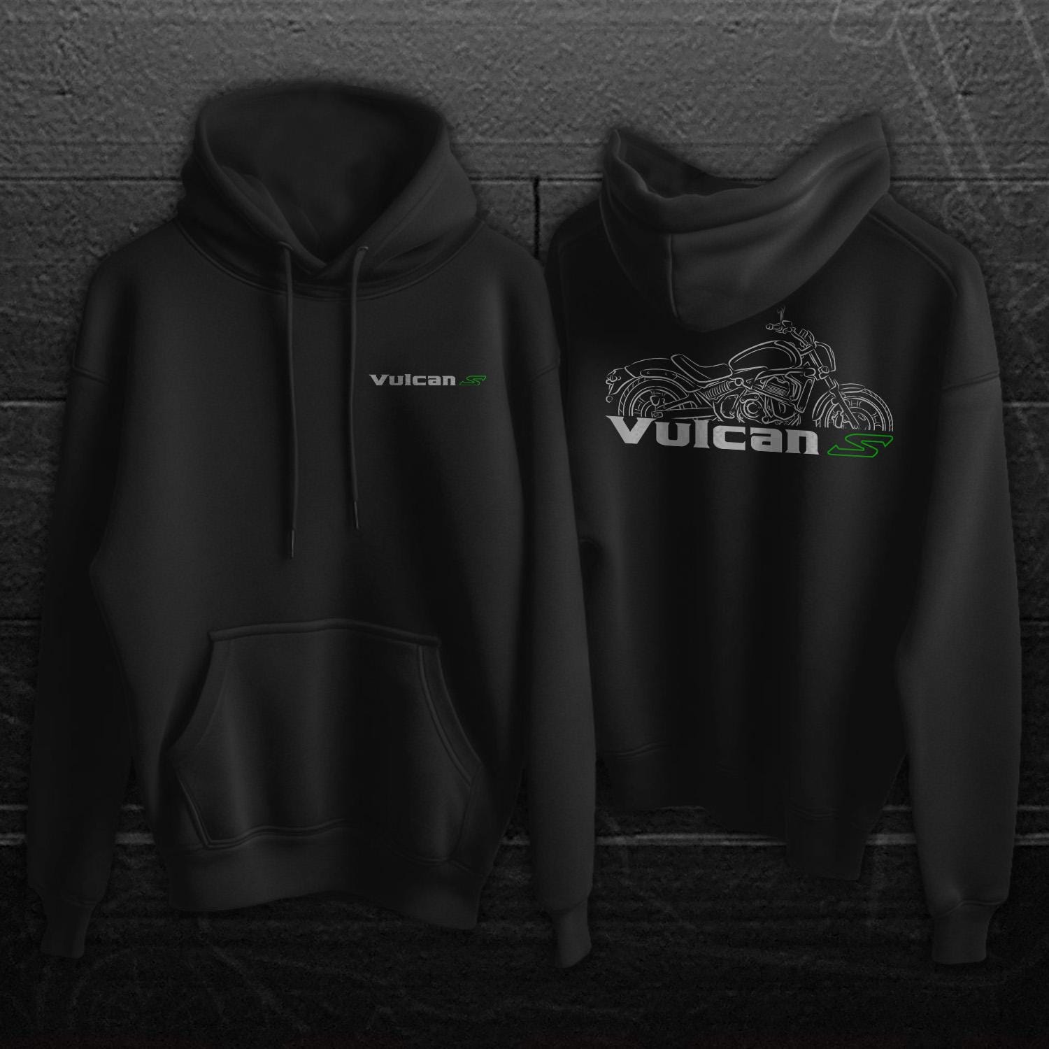 Kawasaki Vulcan S Inspired Hoodie - Motorcycle Sweatshirt for Riders