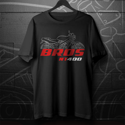 Honda NT400 Bros Inspired T-Shirt - Motorcycle Tee Shirt for Riders