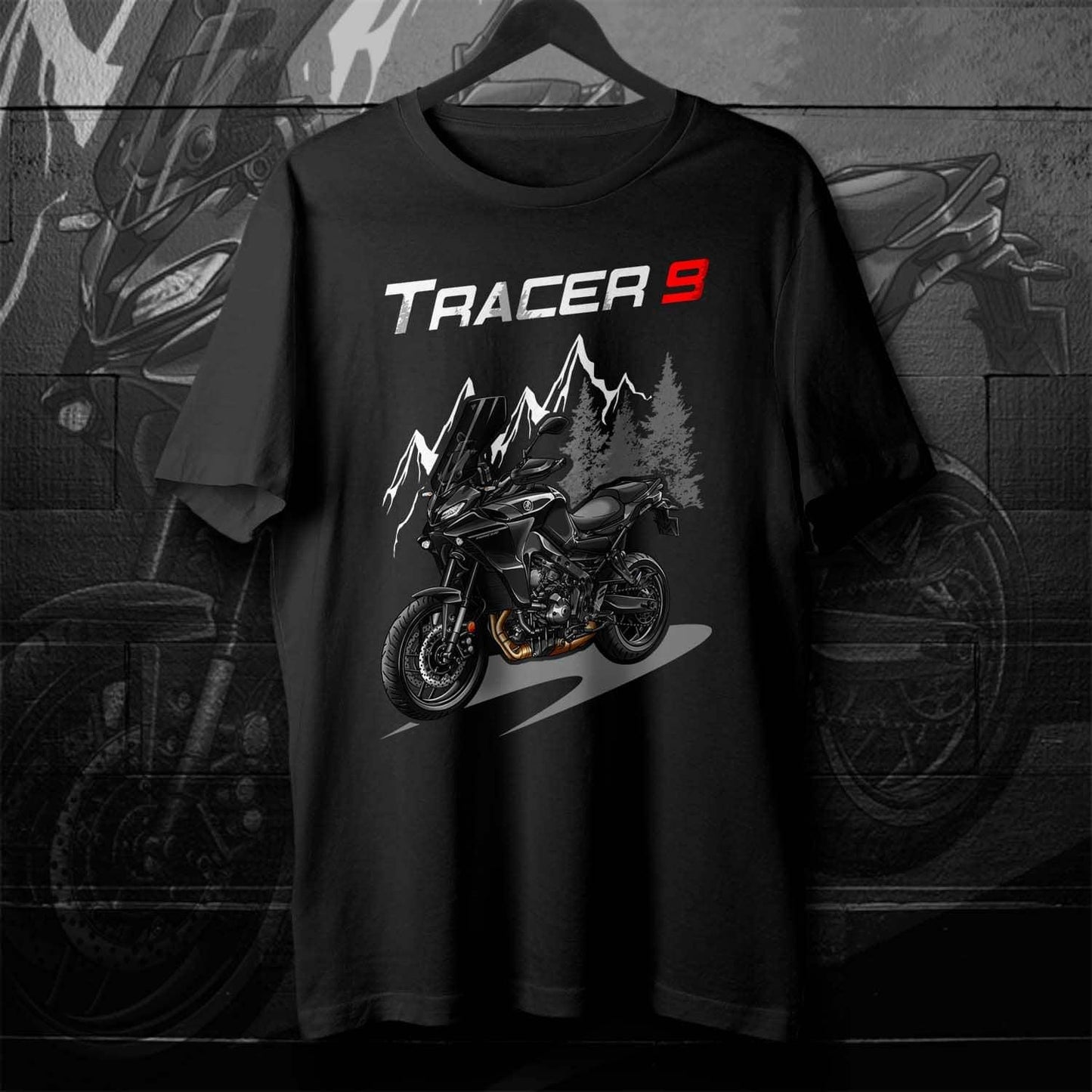 Yamaha Tracer 9 Inspired T-Shirt - ADV Motorcycle Tee Shirt