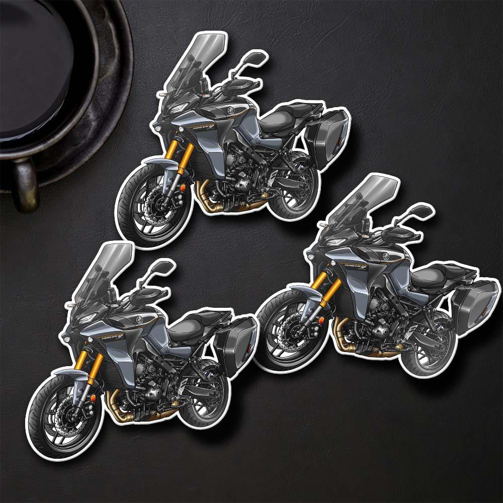 Yamaha Tracer 9 Inspired Stickers - Set of 3 Motorcycle Decals