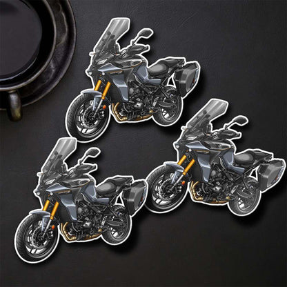 Yamaha Tracer 9 Inspired Stickers - Set of 3 Motorcycle Decals