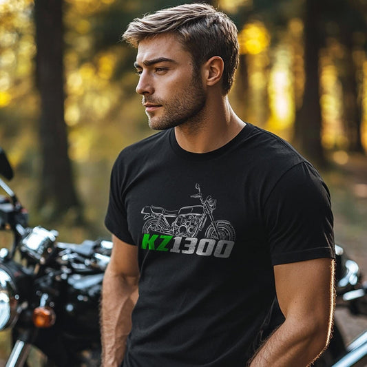 Kawasaki KZ1300 & Z1300 Inspired T-Shirt - Motorcycle Tee Shirt for Riders