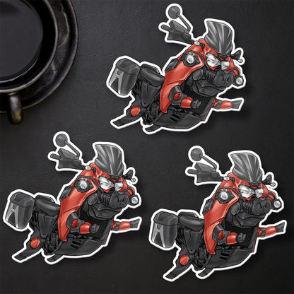 Kawasaki KLR650 2022-24 Inspired Stickers - Set of 3 Motorcycle Decals for Riders