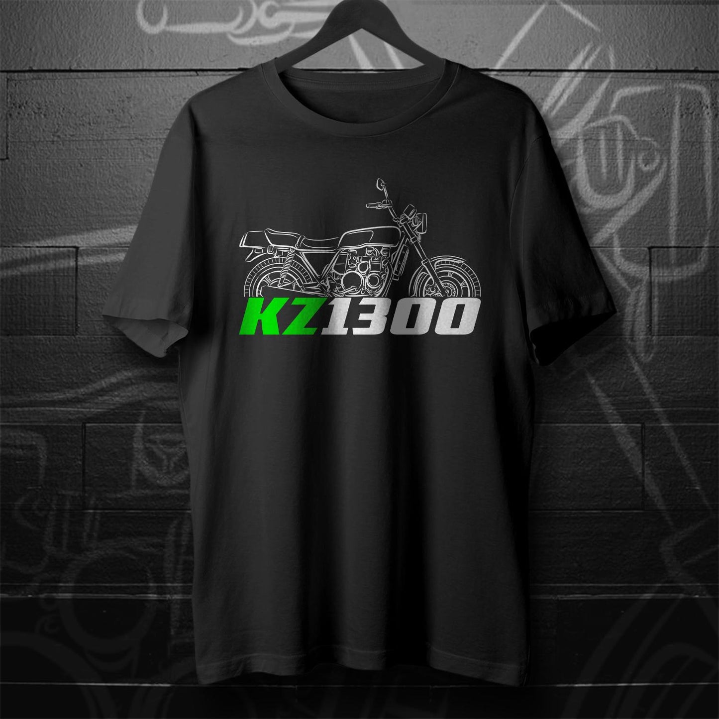 Kawasaki KZ1300 & Z1300 Inspired T-Shirt - Motorcycle Tee Shirt for Riders