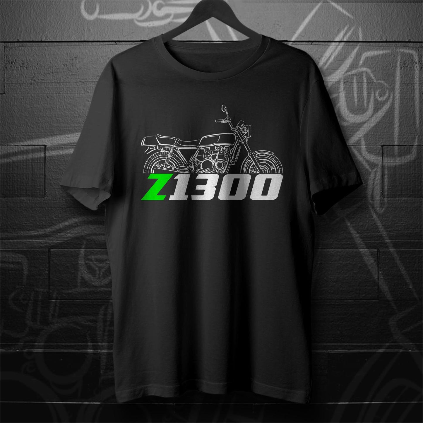 Kawasaki KZ1300 & Z1300 Inspired T-Shirt - Motorcycle Tee Shirt for Riders