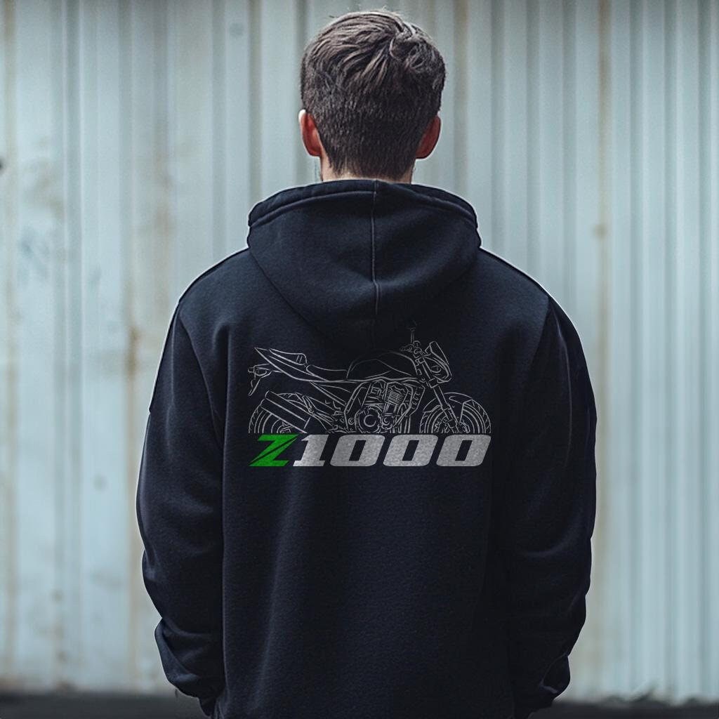 Kawasaki Z1000 Inspired Hoodies - Motorcycle Sweatshirt for Riders