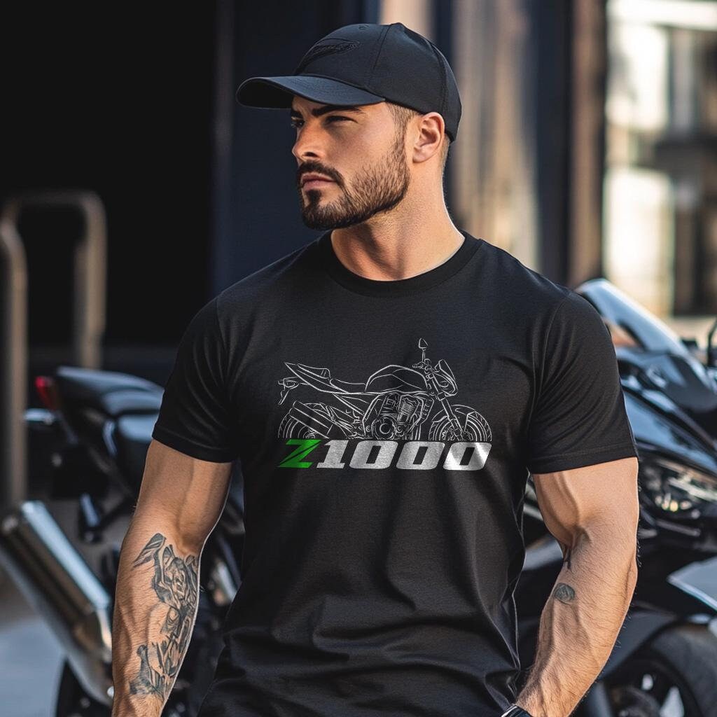 Kawasaki Z1000 Inspired T-Shirt - Motorcycle Tee Shirt for Riders
