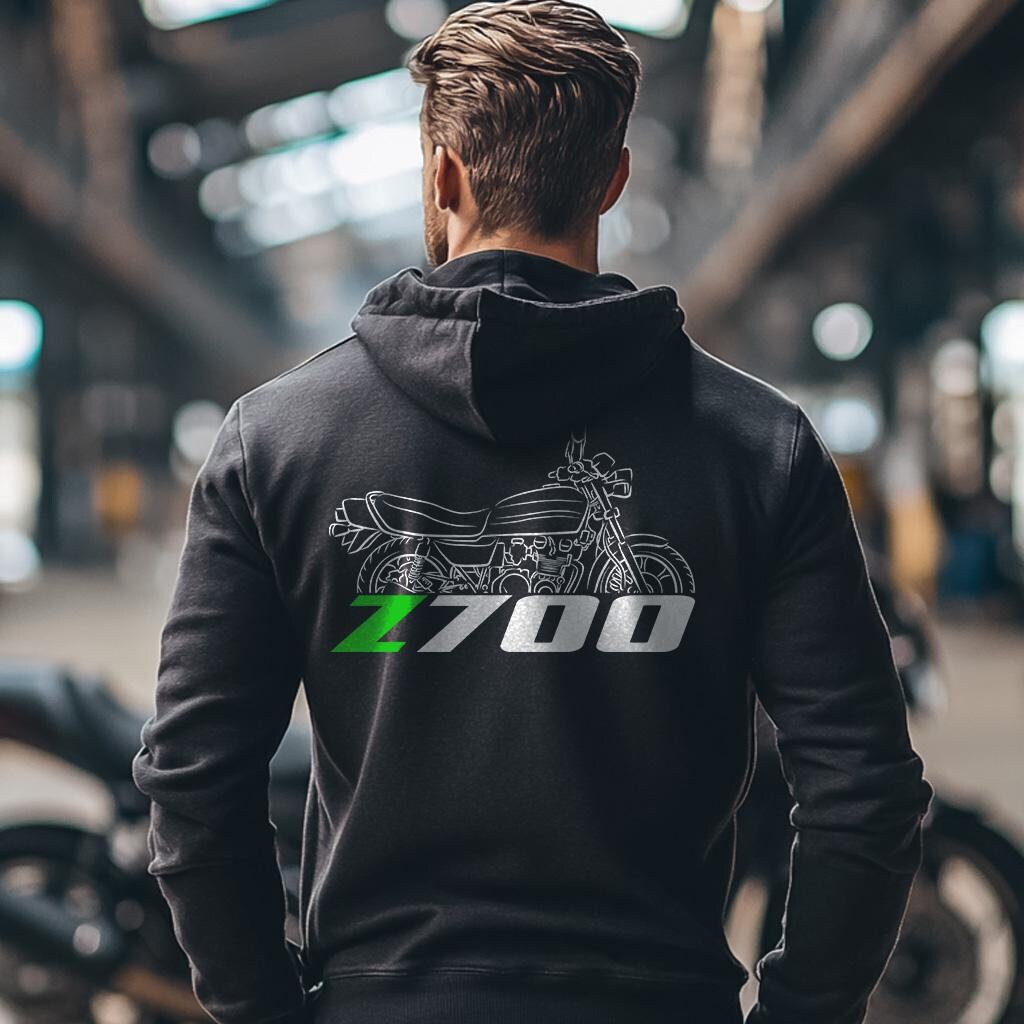 Kawasaki Z700 & KZ700 Inspired Hoodies - Motorcycle Sweatshirt for Riders