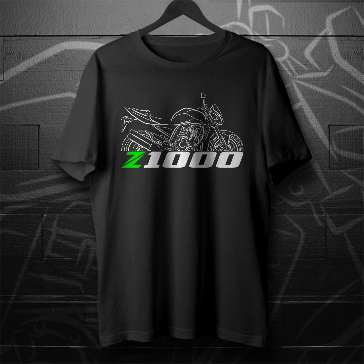 Kawasaki Z1000 Inspired T-Shirt - Motorcycle Tee Shirt for Riders