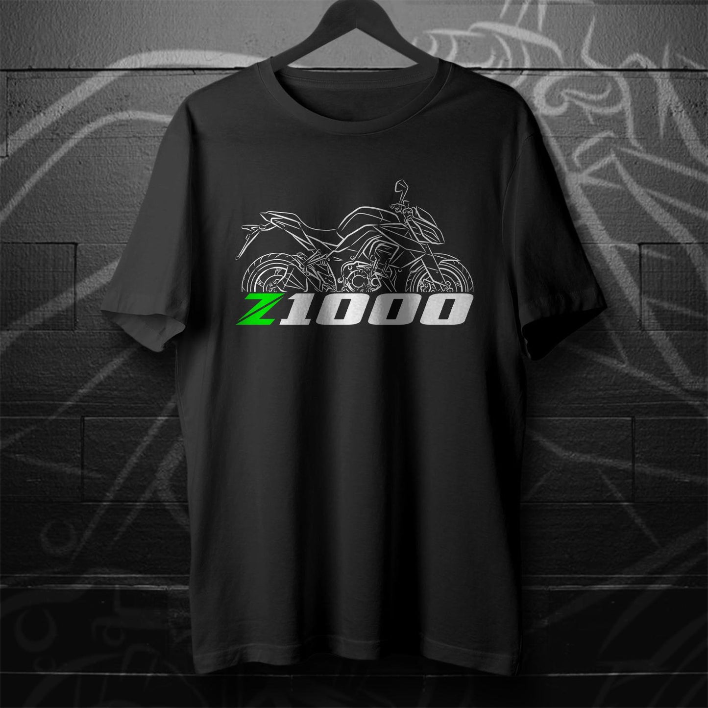 Kawasaki Z1000 Inspired T-Shirt - Motorcycle Tee Shirt for Riders