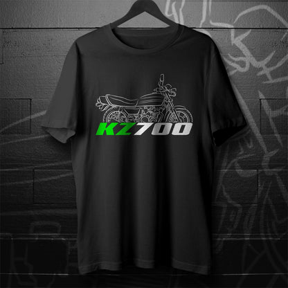 Kawasaki Z700 & KZ700 Inspired T-Shirt - Motorcycle Tee Shirt for Riders