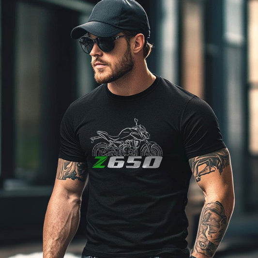 Kawasaki Z650 Inspired T-Shirt - Motorcycle Tee Shirt for Riders