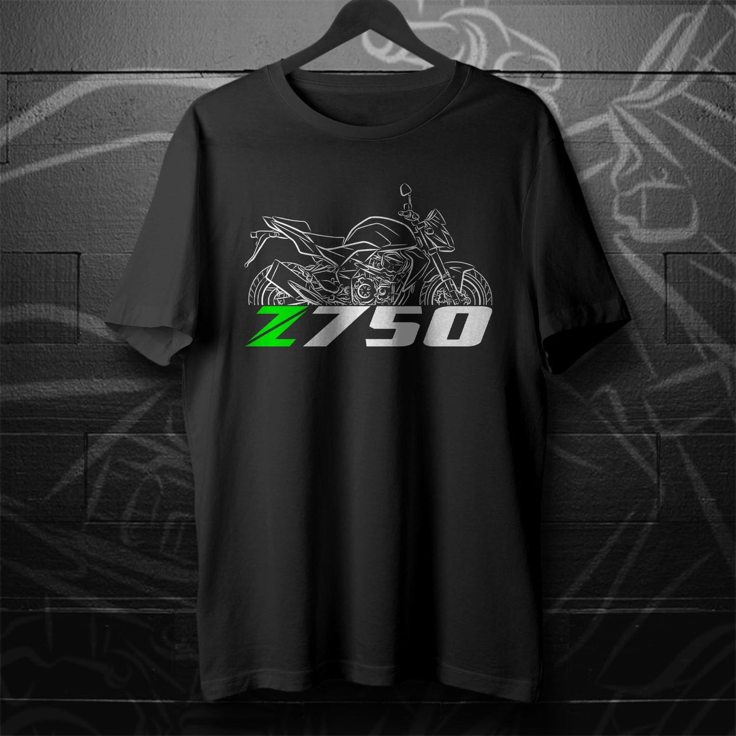Kawasaki Z 750 & 750S Inspired T-Shirt - Motorcycle Tee Shirt for Riders
