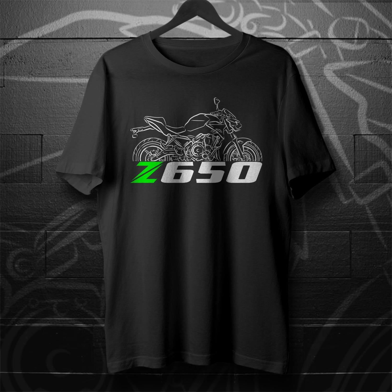 Kawasaki Z650 Inspired T-Shirt - Motorcycle Tee Shirt for Riders
