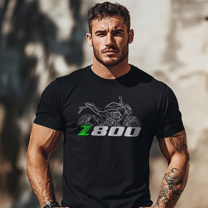 Kawasaki Z800 Inspired T-Shirt - Motorcycle Tee Shirt for Riders