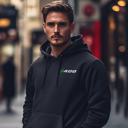 Kawasaki Z400 Inspired Hoodie - Motorcycle Sweatshirt for Riders