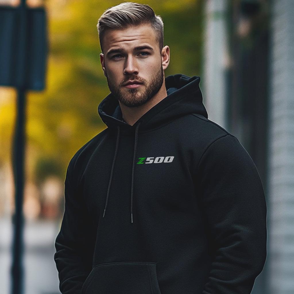 Kawasaki Z500 2024 Inspired Hoodie - Motorcycle Sweatshirt for Riders