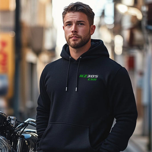 Kawasaki KZ305 CSR & LTD Inspired Hoodie - Motorcycle Sweatshirt for Riders