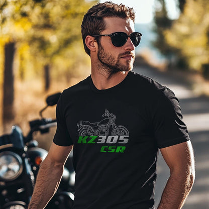 Kawasaki KZ305 CSR & LTD Inspired T-Shirt - Motorcycle Tee Shirt for Riders