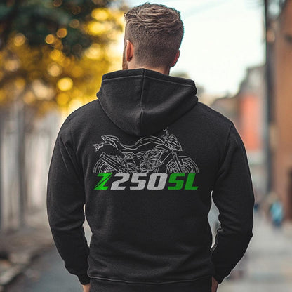 Kawasaki Z250SL Inspired Hoodie - Motorcycle Sweatshirt for Riders