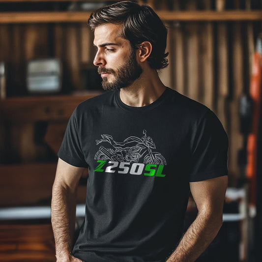 Kawasaki Z250SL Inspired T-Shirt - Motorcycle Tee Shirt for Riders