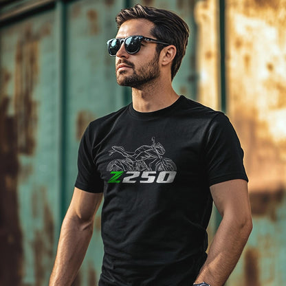 Kawasaki Z250 Inspired T-Shirt - Motorcycle Tee Shirt for Riders
