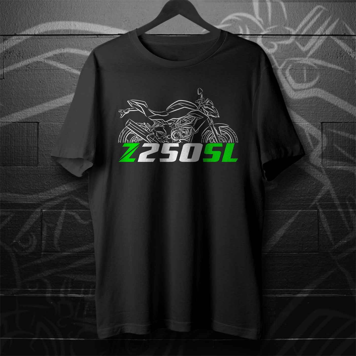 Kawasaki Z250SL Inspired T-Shirt - Motorcycle Tee Shirt for Riders