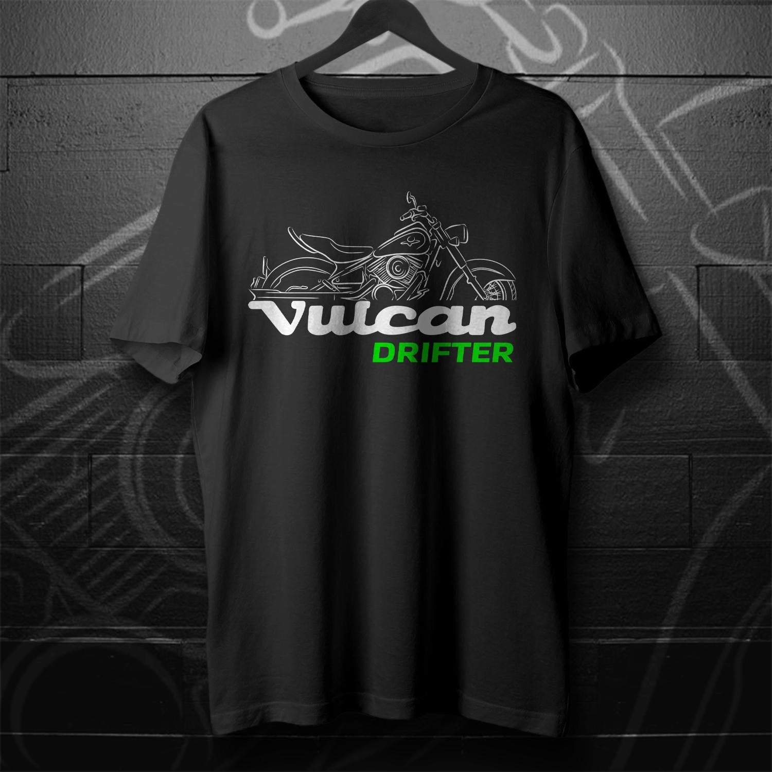 Kawasaki VN400 Vulcan Drifter Inspired T-Shirt - Motorcycle Tee Shirt for Riders