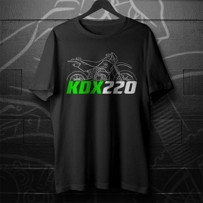 Kawasaki KDX 220 Inspired T-Shirt - Motorcycle Tee Shirt for Riders