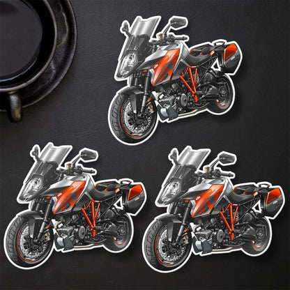 KTM 1290 Super Duke GT 2016-18 Inspired Stickers - Set of 3 Motorcycle Decals