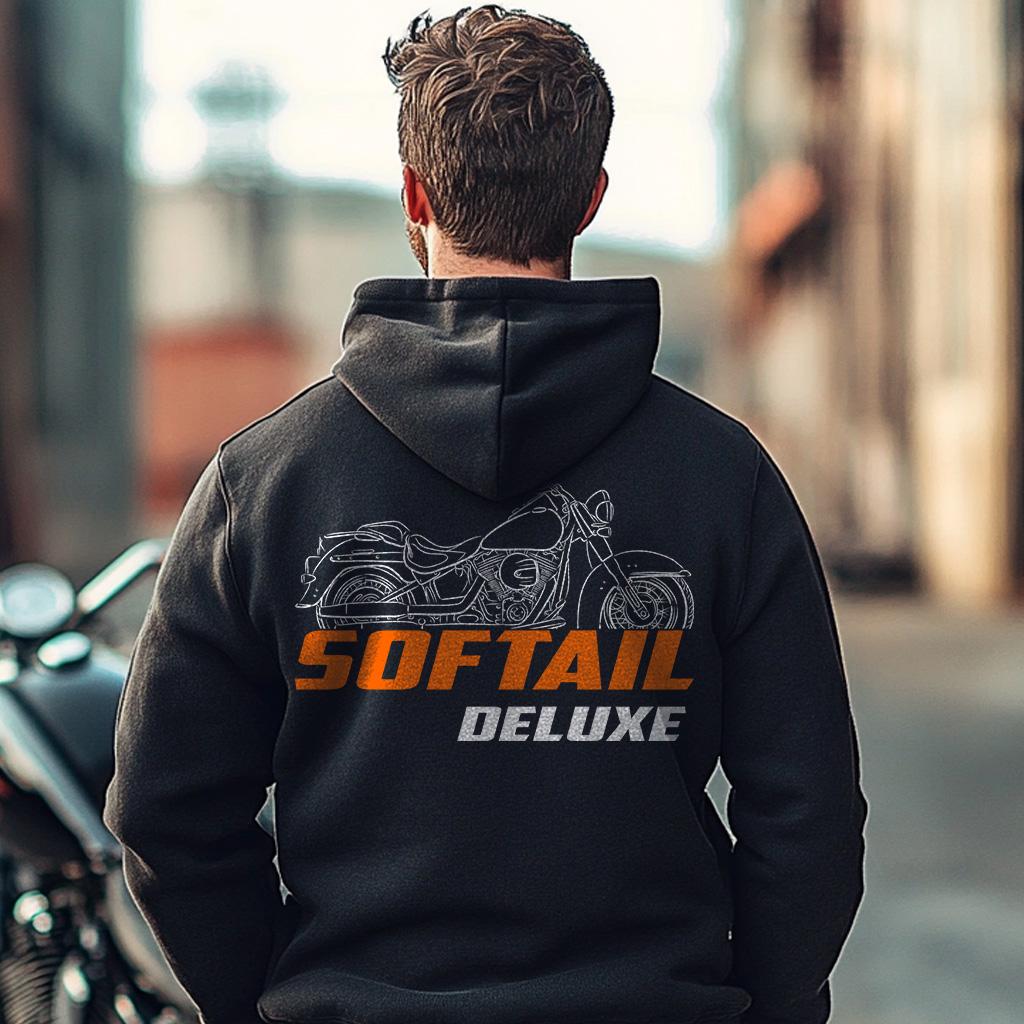 Harley-Davidson Softail Deluxe 2016 - 2020 Inspired Hoodie - Biker Motorcycle Sweatshirt