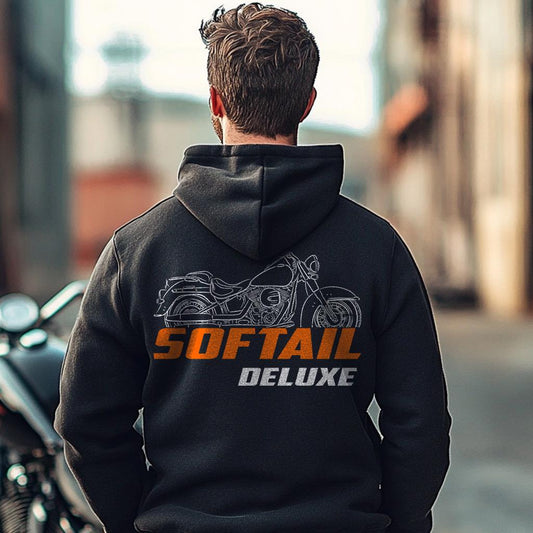 Harley-Davidson Softail Deluxe 2016 - 2020 Inspired Hoodie - Biker Motorcycle Sweatshirt