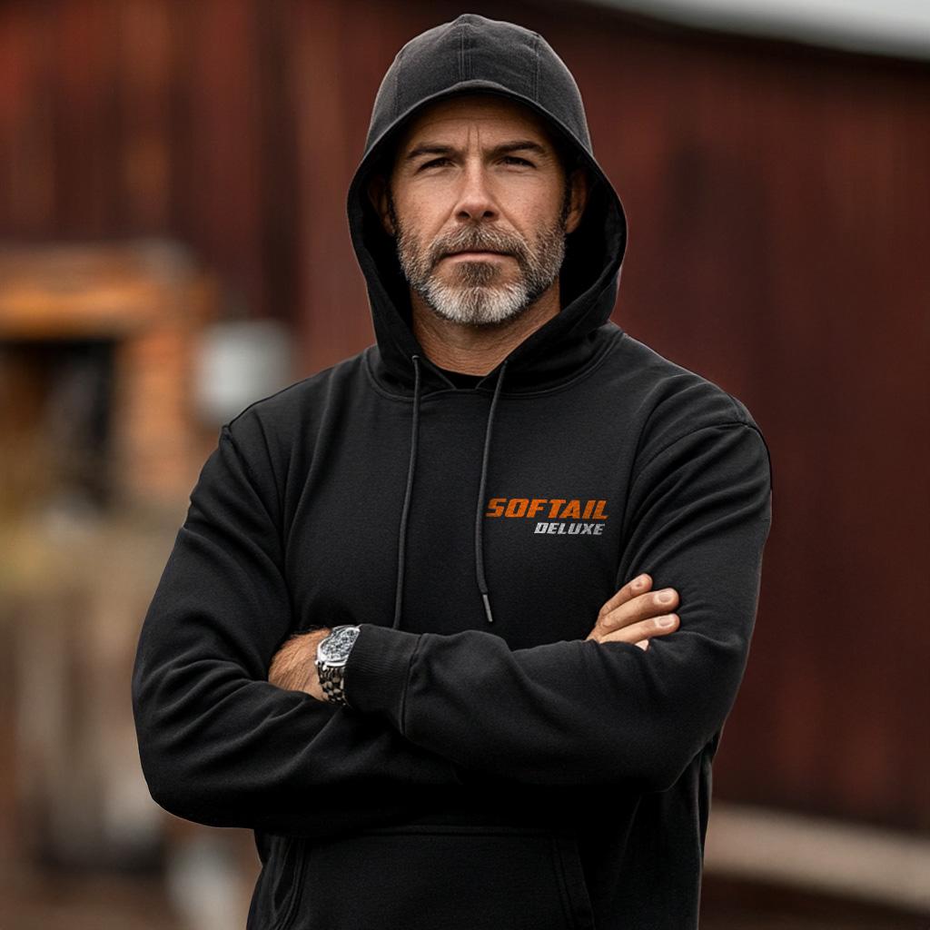 Harley-Davidson Softail Deluxe 2016 - 2020 Inspired Hoodie - Biker Motorcycle Sweatshirt