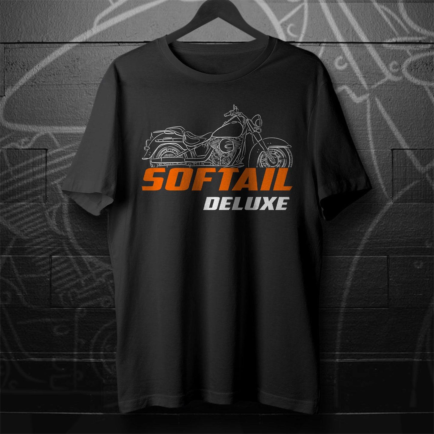 Harley-Davidson Softail Deluxe 2016 - 2020 Inspired T-Shirt - Biker Motorcycle Tee Shirt