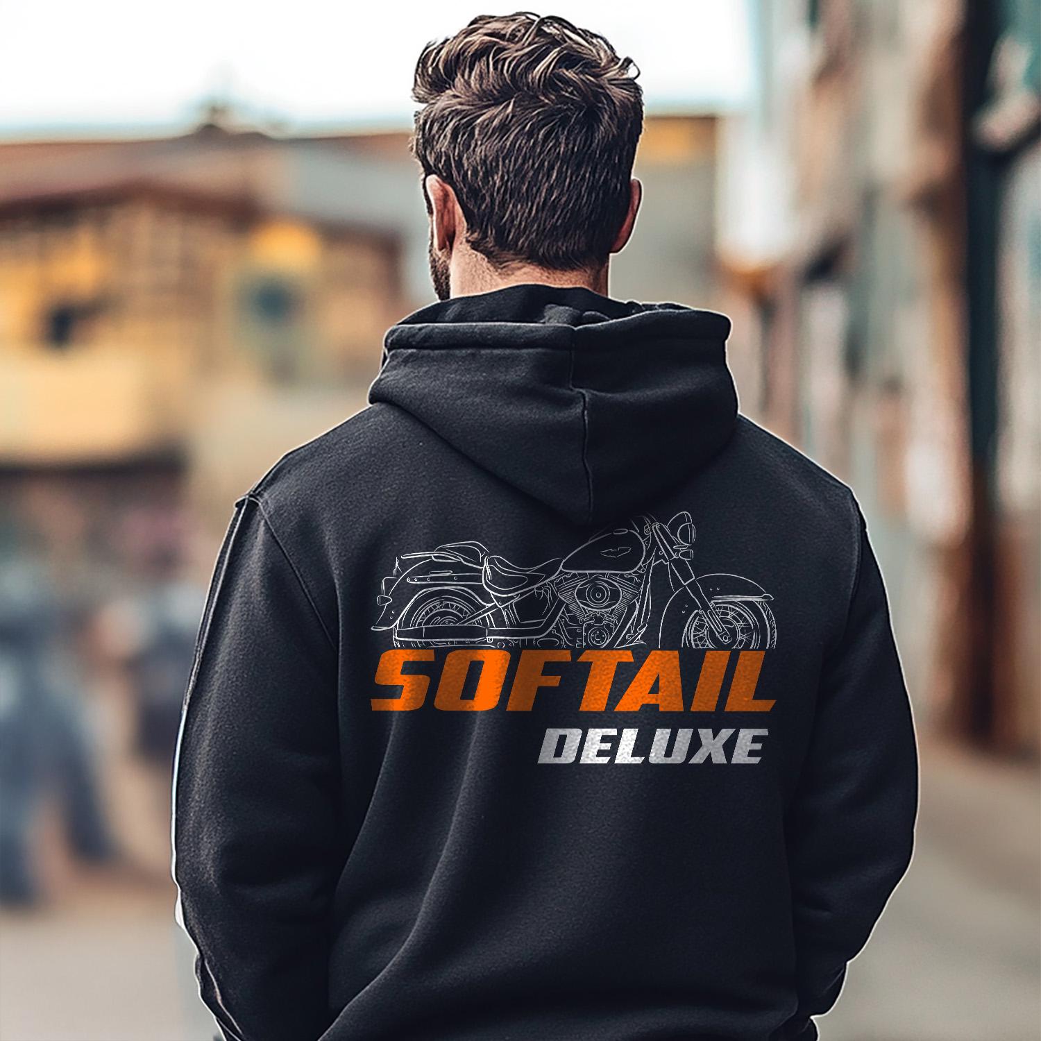 Harley-Davidson FLSTN Softail Deluxe 2005 - 2015 Inspired Hoodie - Biker Motorcycle Sweatshirt