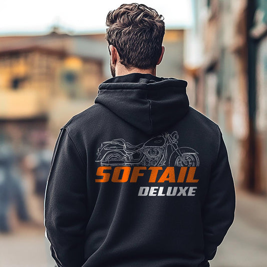 Harley-Davidson FLSTN Softail Deluxe 2005 - 2015 Inspired Hoodie - Biker Motorcycle Sweatshirt