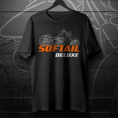 Harley-Davidson FLSTN Softail Deluxe 2005 - 2015 Inspired T-Shirt - Biker Motorcycle Tee Shirt