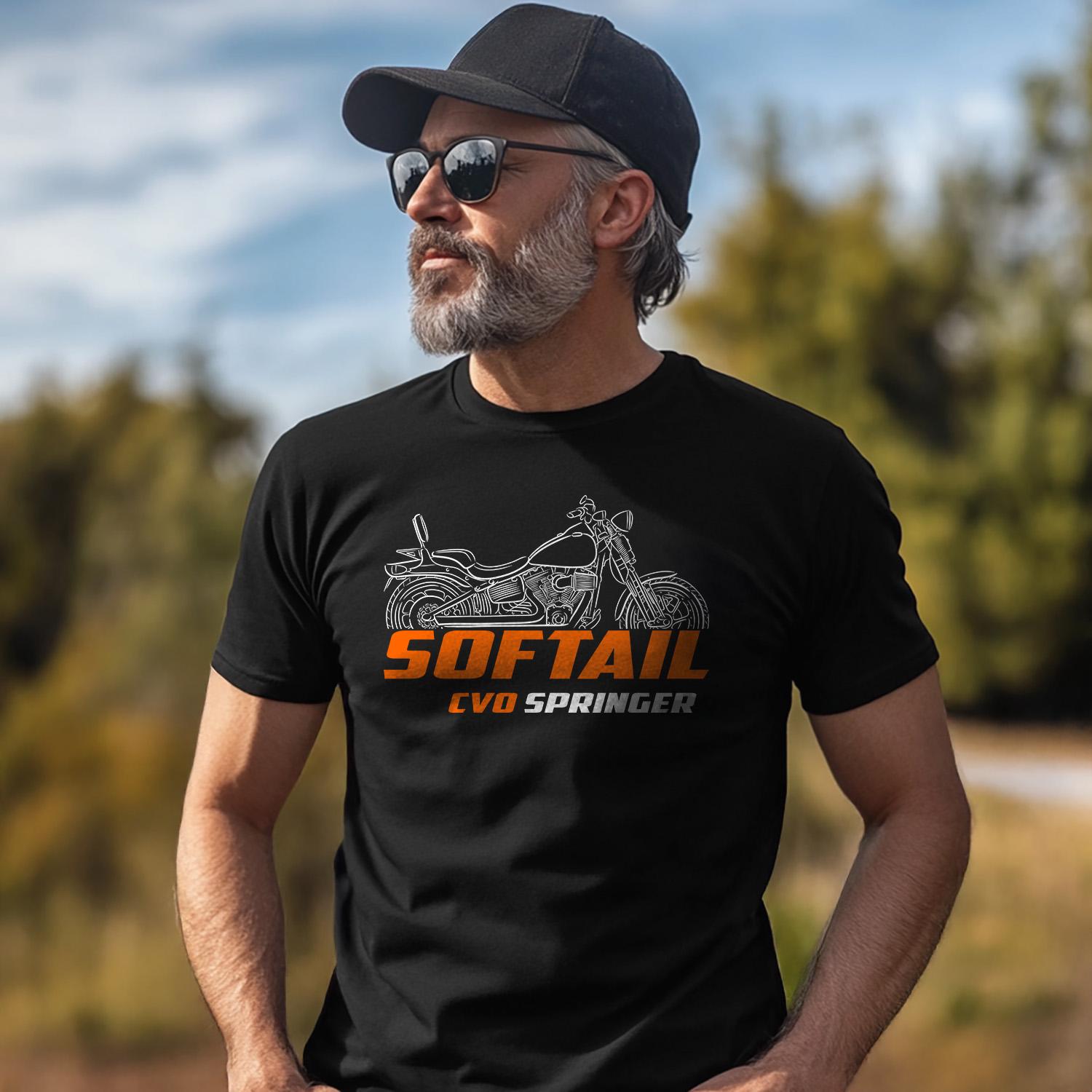 Harley-Davidson FXSTSSE3 CVO Softail Springer 2009 Inspired T-Shirt - Biker Motorcycle Tee Shirt