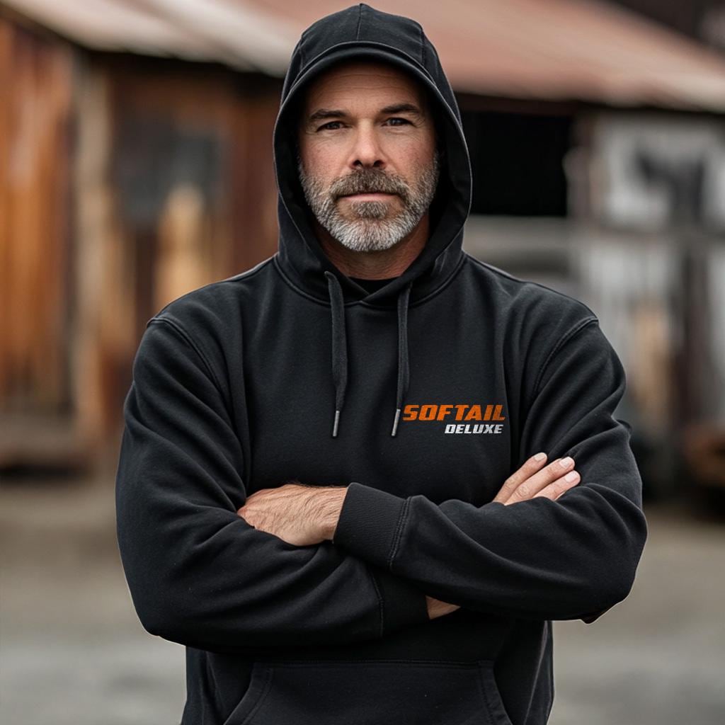 Harley-Davidson FLSTN Softail Deluxe 2005 - 2015 Inspired Hoodie - Biker Motorcycle Sweatshirt