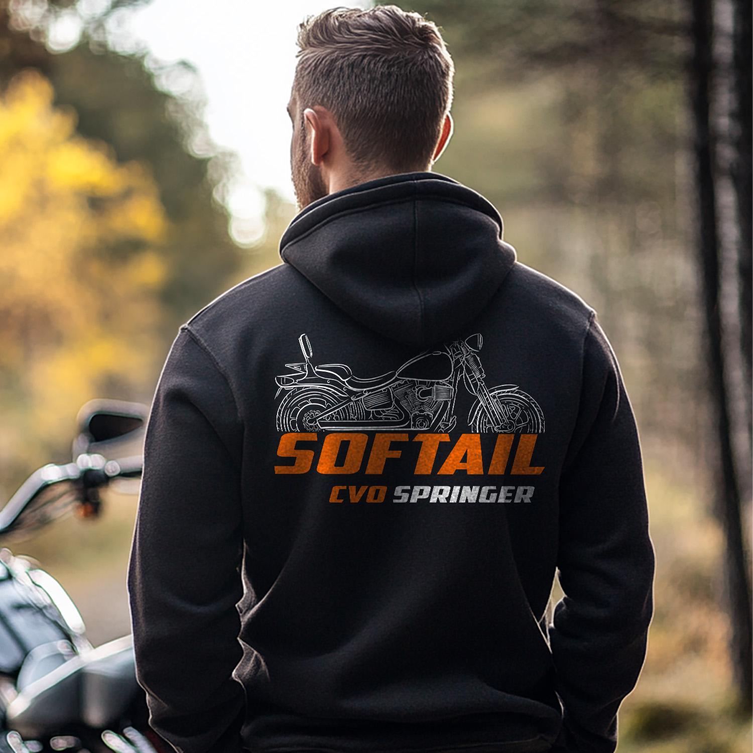Harley-Davidson FXSTSSE3 CVO Softail Springer 2009 Inspired Hoodie - Biker Motorcycle Sweatshirt