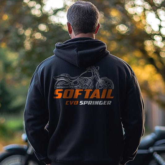 Harley-Davidson FXSTSSE CVO Softail Springer 2007 Inspired Hoodie - Biker Motorcycle Sweatshirt