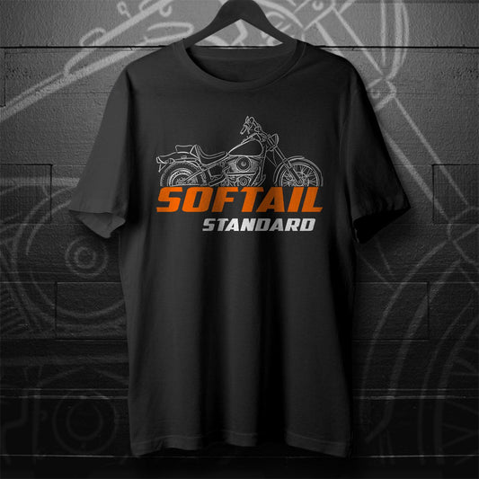 Harley-Davidson FXST Softail Standard Inspired T-Shirt - Biker Motorcycle Tee Shirt